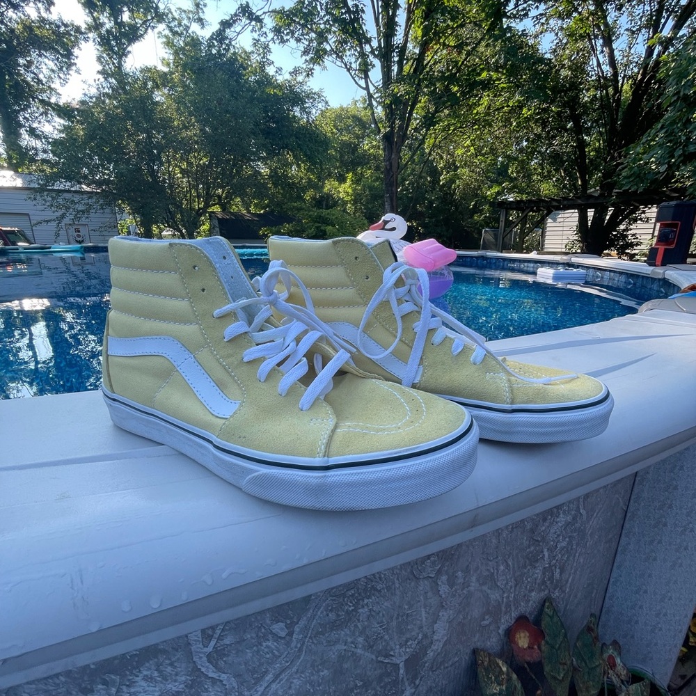Vans Classic Yellow and White Sneakers - Picture 2 of 5
